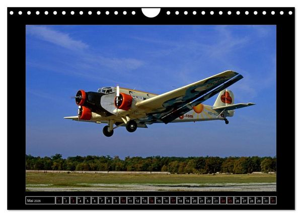 Produktbild: JU-AIR Ju-52 (Wandkalender 2026 DIN A4 quer), CALVENDO Monatskalender