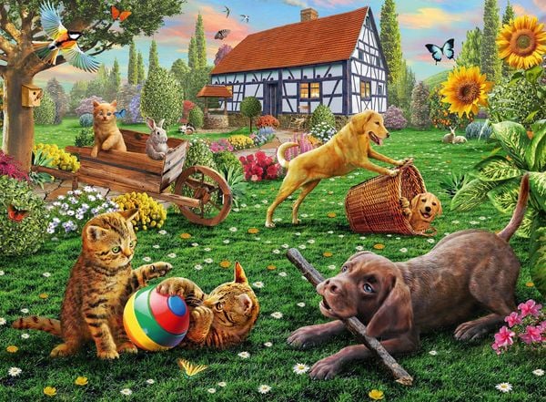 Produktbild: Puzzle Ravensburger Entdecker auf vier Pfoten 200 Teile XXL