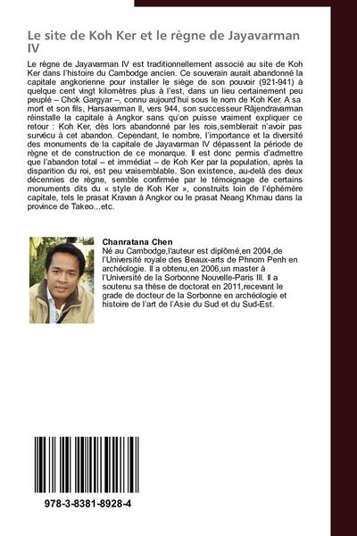 Produktbild: Le site de Koh Ker et le r&egrave;gne de Jayavarman IV