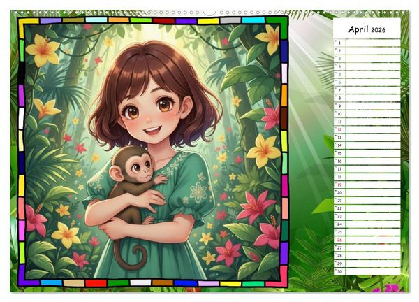 Produktbild: Meine Tierbabys (hochwertiger Premium Wandkalender 2026 DIN A2 quer), Kunstdruck in Hochglanz