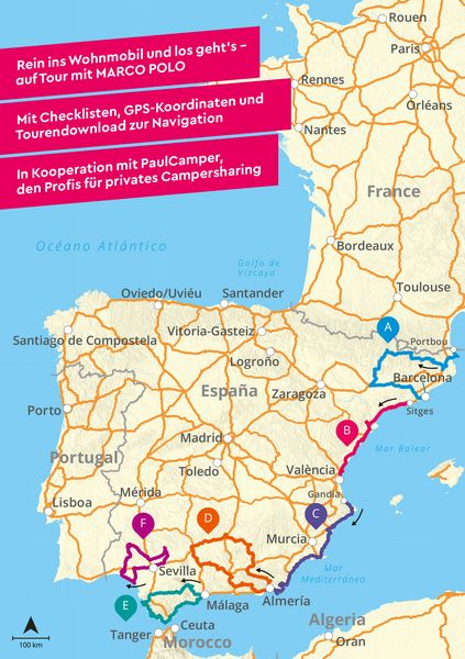 Produktbild: MARCO POLO Camper Guide Spanien: Mittelmeerk&uuml;ste, Katalonien & Andalusien