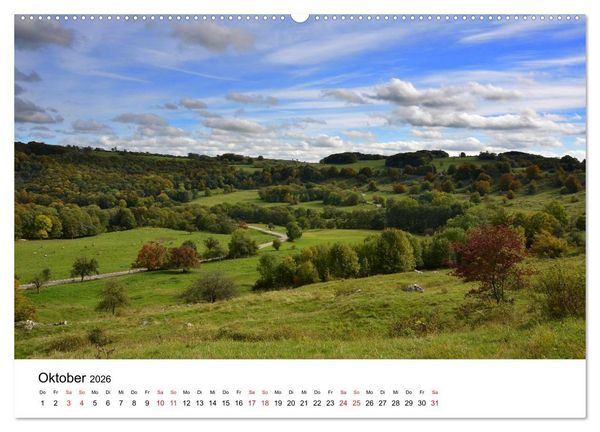 Produktbild: Zauberhafte Schw&auml;bische Alb (hochwertiger Premium Wandkalender 2026 DIN A2 quer), Kunstdruck in Hochglanz