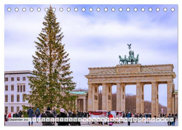 Produktbild: Berlin rund ums Jahr (Tischkalender 2026 DIN A5 quer), CALVENDO Monatskalender