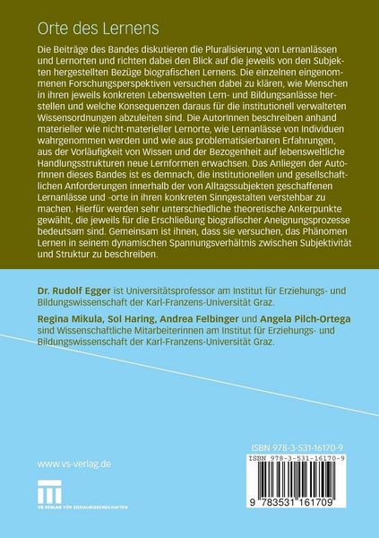 Produktbild: Orte des Lernens