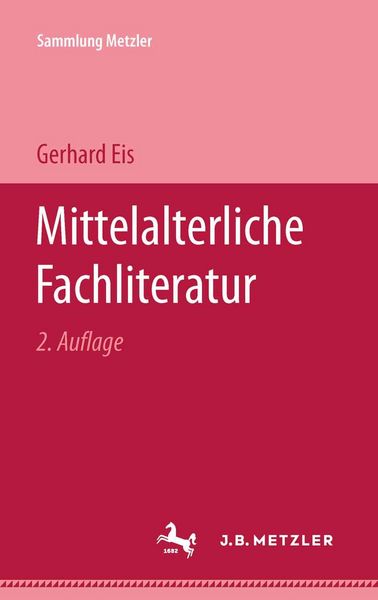 Produktbild: Mittelalterliche Fachliteratur