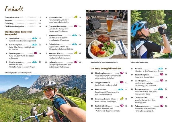 Produktbild: H&uuml;tten und Almen mit dem Mountainbike Bayerische Hausberge