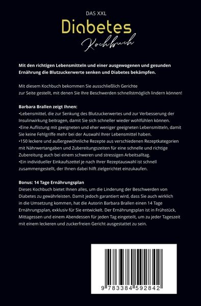 Produktbild: Das XXL Diabetes Kochbuch - inklusive N&auml;hrwertangaben, 14-Tage-Plan & Ern&auml;hrungsratgeber