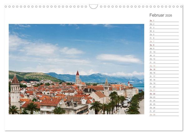 Produktbild: Kroatien, Terminplaner (Wandkalender 2026 DIN A3 quer), CALVENDO Monatskalender