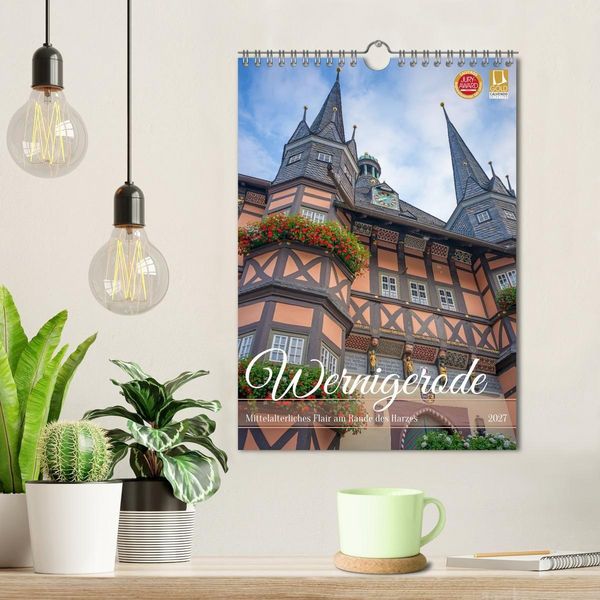 Produktbild: Wernigerode - Mittelalterliches Flair am Rande des Harzes (Wandkalender 2027 DIN A4 hoch), CALVENDO Monatskalender
