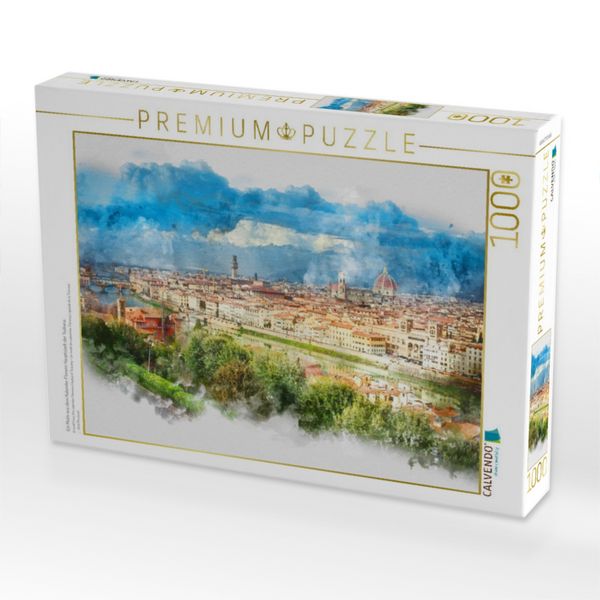 Produktbild: CALVENDO Puzzle Ein Motiv aus dem Kalender Florenz Hauptstadt der Toskana | 1000 Teile Lege-Gr&ouml;&szlig;e 64x48cm Foto-Puzzle f&uuml;r gl&uuml;ckliche Stunden
