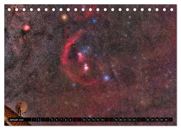 Produktbild: Deepsky Wide (Tischkalender 2026 DIN A5 quer), CALVENDO Monatskalender