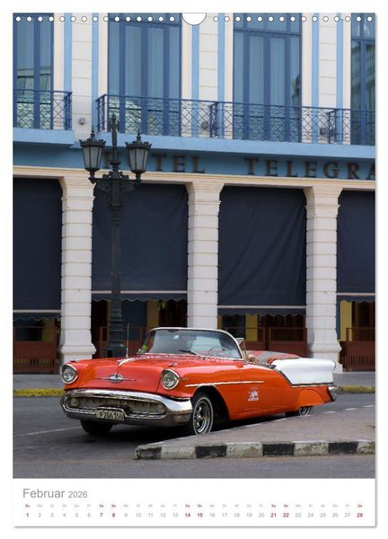 Produktbild: Old Cars of Cuba (Wandkalender 2026 DIN A3 hoch), CALVENDO Monatskalender