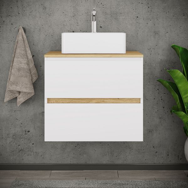 Produktbild: 2 tlg. Badm&ouml;bel-Set mit Waschbecken Cosila-A 60 cm