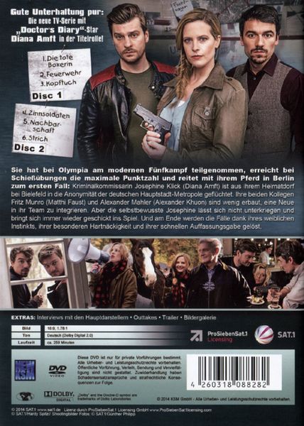 Produktbild: Josephine Klick - Allein unter Cops - Staffel 1 [2 DVDs]