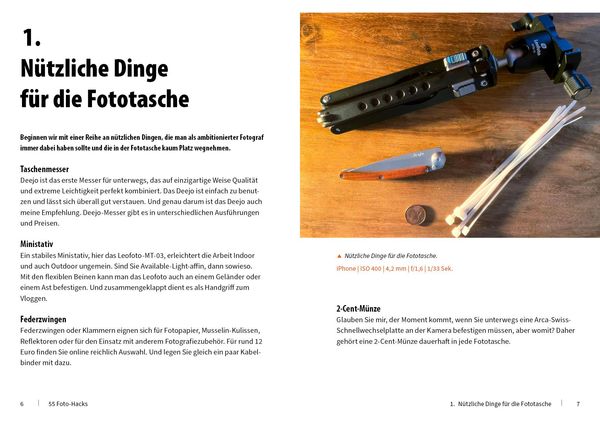 Produktbild: 55 Foto-Hacks &ndash; Tricks & Skills f&uuml;r bessere Bilder und noch mehr Spa&szlig; beim Fotografieren