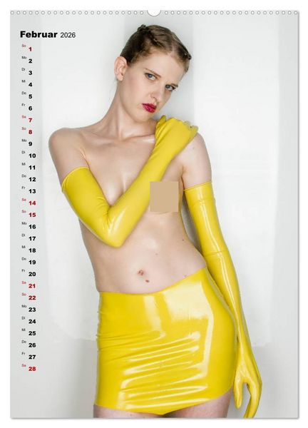 Produktbild: Yellow Latex (hochwertiger Premium Wandkalender 2026 DIN A2 hoch), Kunstdruck in Hochglanz