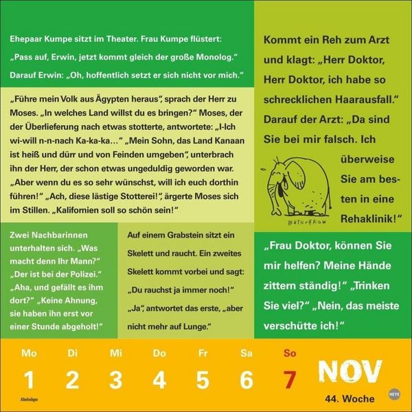 Produktbild: Witze f&uuml;rs Klo Kalender 2027