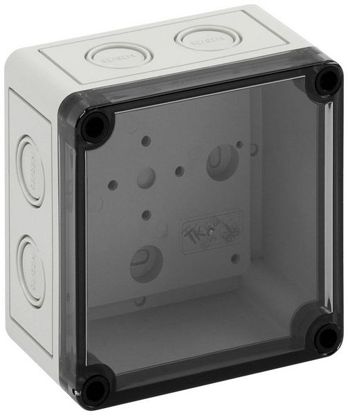 Produktbild: Spelsberg TK PS 1111-7-tm Installations-Geh&auml;use 110 x 110 x 66 Polycarbonat, Polystyrol (EPS) Lichtgrau (RAL 7035) 1 St.