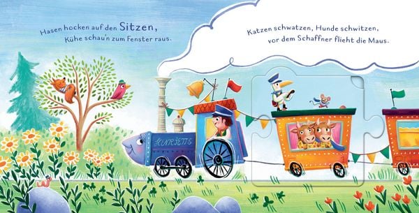 Produktbild: Neues von Henriette Bimmelbahn - ein Puzzlebuch