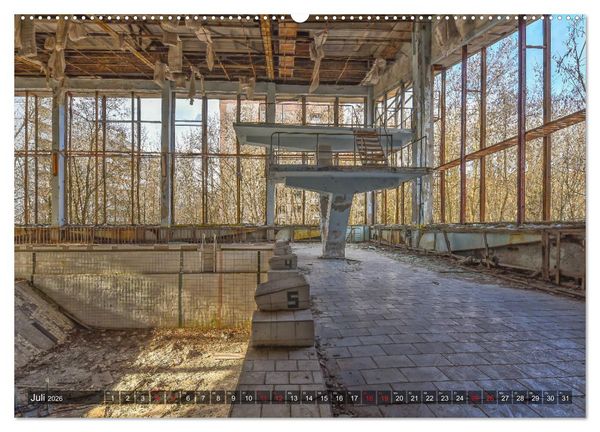 Produktbild: Tschernobyl - Die Sperrzone um das Atomkraftwerk (Wandkalender 2026 DIN A2 quer), CALVENDO Monatskalender