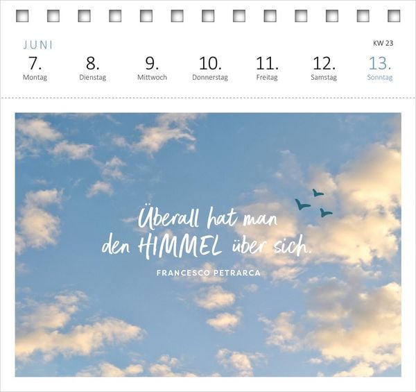 Produktbild: Postkartenkalender Lebensweisheiten 2027
