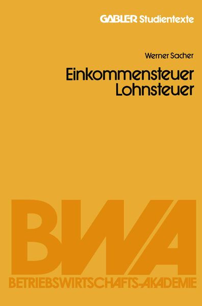 Produktbild: Einkommensteuer / Lohnsteuer