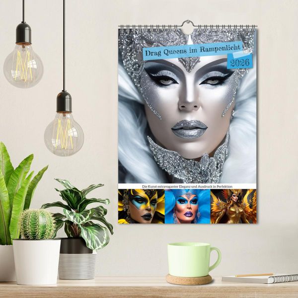 Produktbild: Drag Queens im Rampenlicht (Wandkalender 2026 DIN A4 hoch), CALVENDO Monatskalender