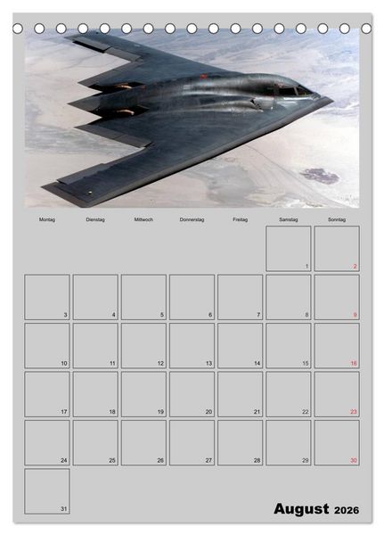 Produktbild: Milit&auml;r. U.S. Kampfflugzeuge (Tischkalender 2026 DIN A5 hoch), CALVENDO Monatskalender