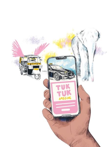 Produktbild: Der Rikscha-Fahrer, der dir das Gl&uuml;ck zeigt