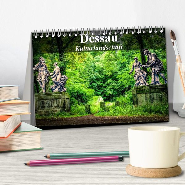 Produktbild: Dessau - Kulturlandschaft (Tischkalender 2026 DIN A5 quer), CALVENDO Monatskalender
