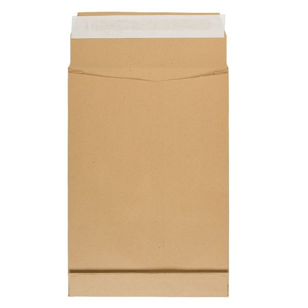 Produktbild: Idena Faltentasche 150g/m&sup2; haftklebend ohne Fenster braun DIN B4 25 St&uuml;ck 4cm Boden