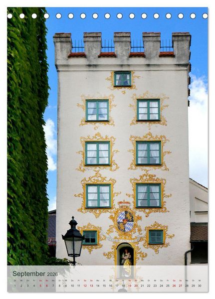 Produktbild: Historische Altstadt Mindelheim (Tischkalender 2026 DIN A5 hoch), CALVENDO Monatskalender