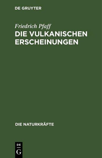 Produktbild: Die vulkanischen Erscheinungen