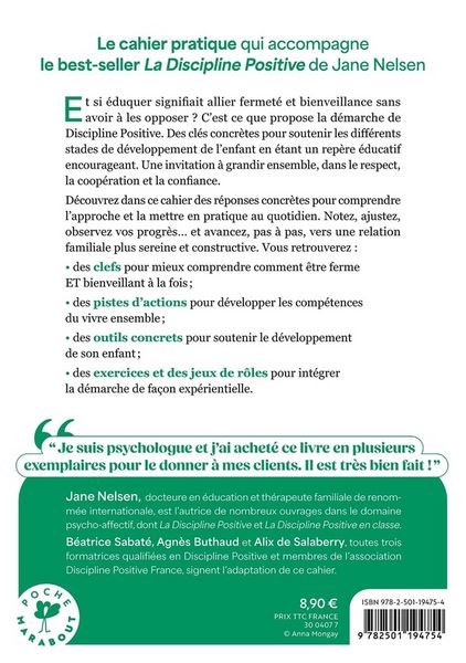 Produktbild: La discipline positive : le cahier pratique
