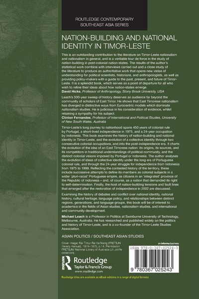 Produktbild: Nation-Building and National Identity in Timor-Leste