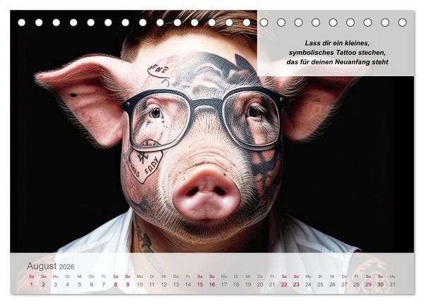 Produktbild: Endlich erfolgreich geschieden (Tischkalender 2026 DIN A5 quer), CALVENDO Monatskalender