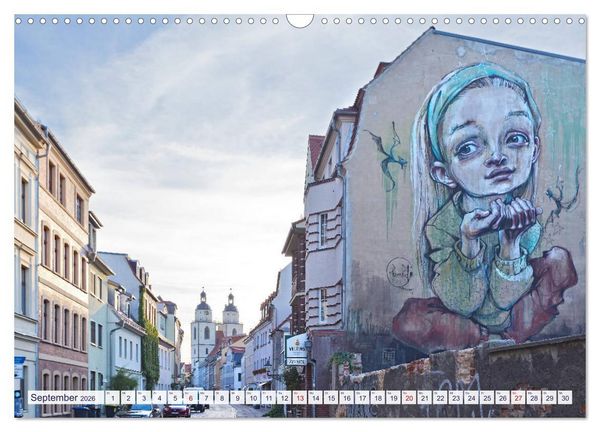 Produktbild: Lutherstadt Wittenberg - Die Wirkst&auml;tte des rebellischen Martin Luther (Wandkalender 2026 DIN A3 quer), CALVENDO Monatskalender
