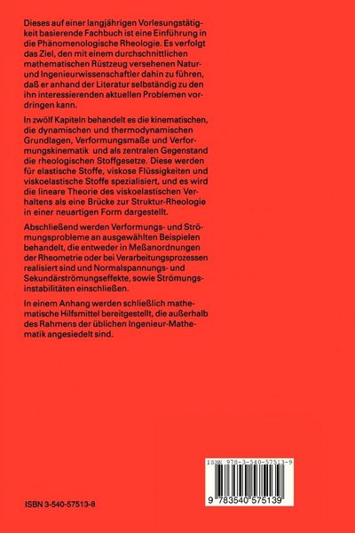 Produktbild: Ph&auml;nomenologische Rheologie