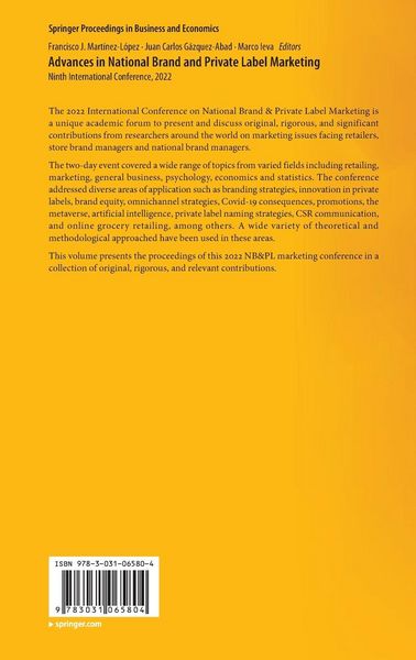 Produktbild: Advances in National Brand and Private Label Marketing