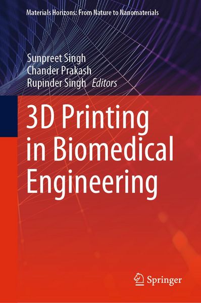 Produktbild: 3D Printing in Biomedical Engineering