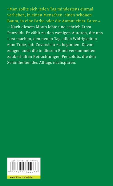 Produktbild: Die Kunst, das Leben zu lieben, und andere Betrachtungen