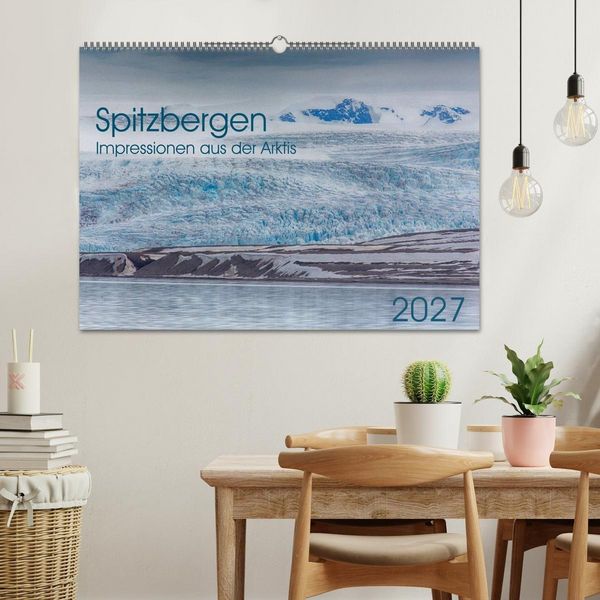 Produktbild: Spitzbergen - Impressionen aus der Arktis (Wandkalender 2027 DIN A2 quer), CALVENDO Monatskalender