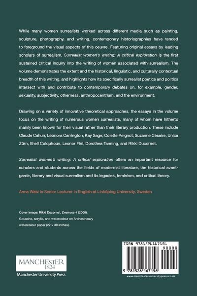 Produktbild: Surrealist women's writing