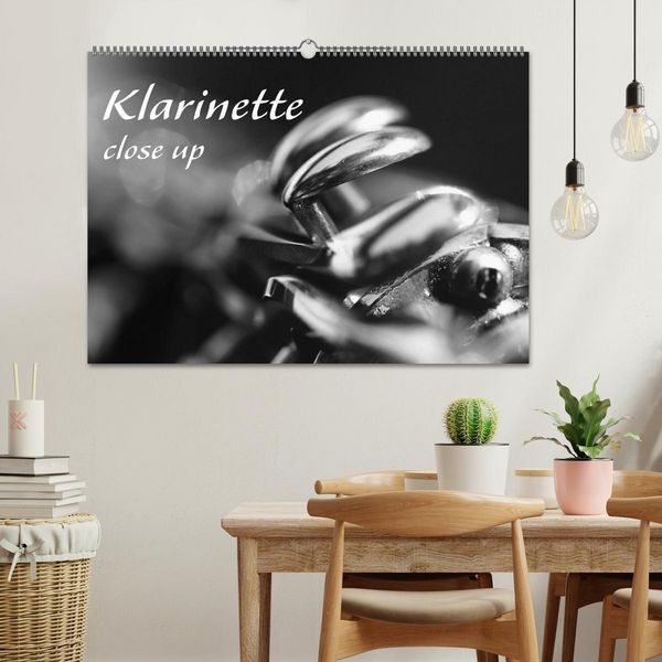 Produktbild: Klarinette - close up (Wandkalender 2026 DIN A2 quer), CALVENDO Monatskalender