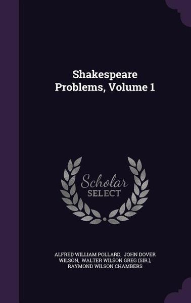 Produktbild: Shakespeare Problems, Volume 1