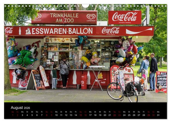 Produktbild: K&ouml;lsche Veedelskultur. B&uuml;dchen, Kioske und Trinkhallen. (Wandkalender 2026 DIN A3 quer), CALVENDO Monatskalender