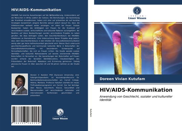 HIV/AIDS-Kommunikation, Taschenbuch von Doreen Vivian Kutufam, Verlag Unser Wissen, 9786203284294
