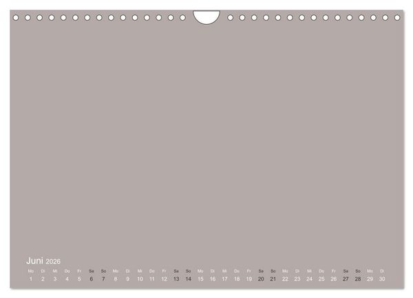 Produktbild: DIY Bastel-Kalender -Erdige Pastell Farben- Zum Selbstgestalten (Wandkalender 2026 DIN A4 quer), CALVENDO Monatskalender