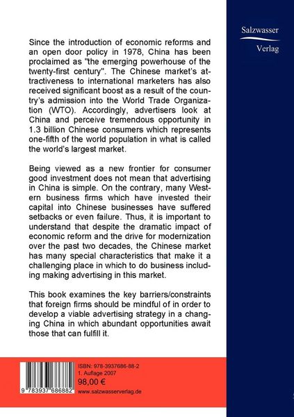 Produktbild: Advertising in a changing China