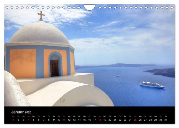 Produktbild: Die Kykladen (Wandkalender 2026 DIN A4 quer), CALVENDO Monatskalender
